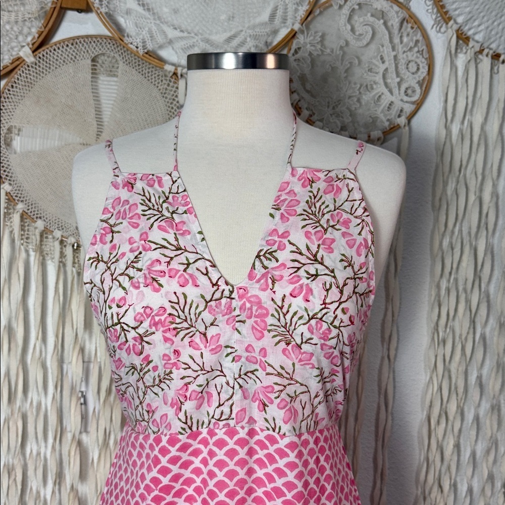 Jude Connally NWT Anita Woodblock Blossom Scallop Pink Size XS - Picture 3 of 12